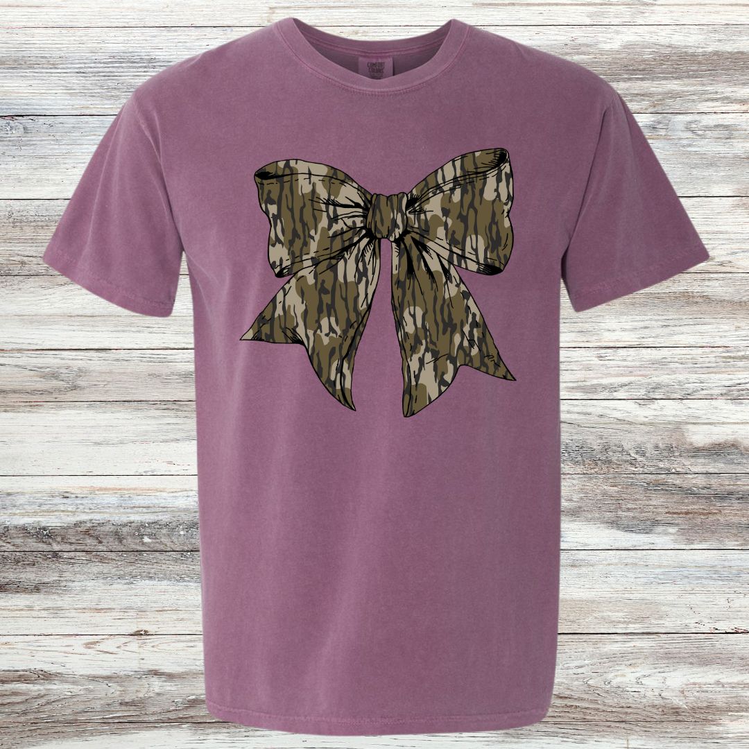 Camo Bow ADULT Tee