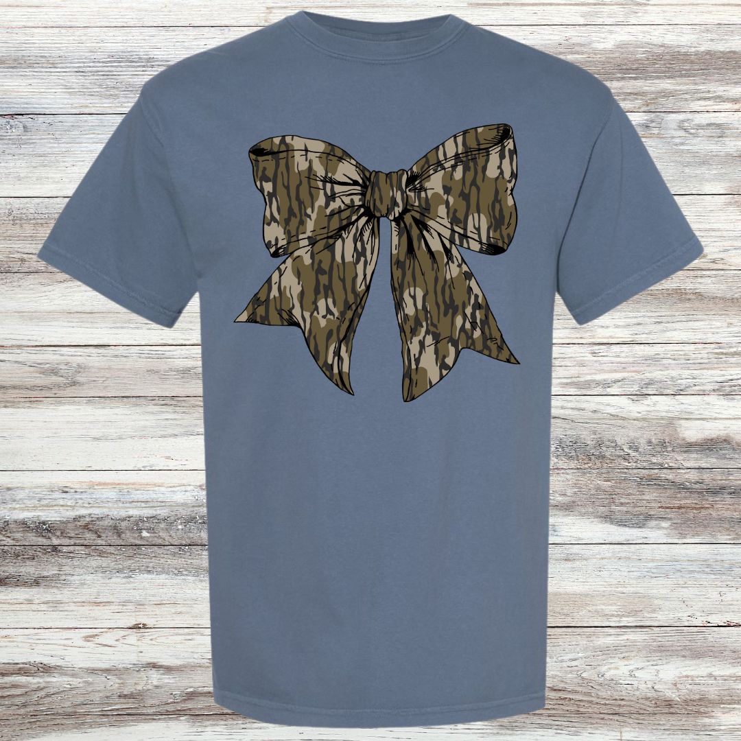 Camo Bow ADULT Tee