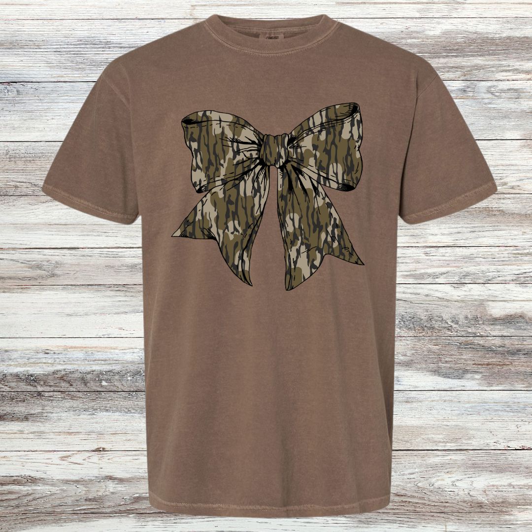 Camo Bow ADULT Tee