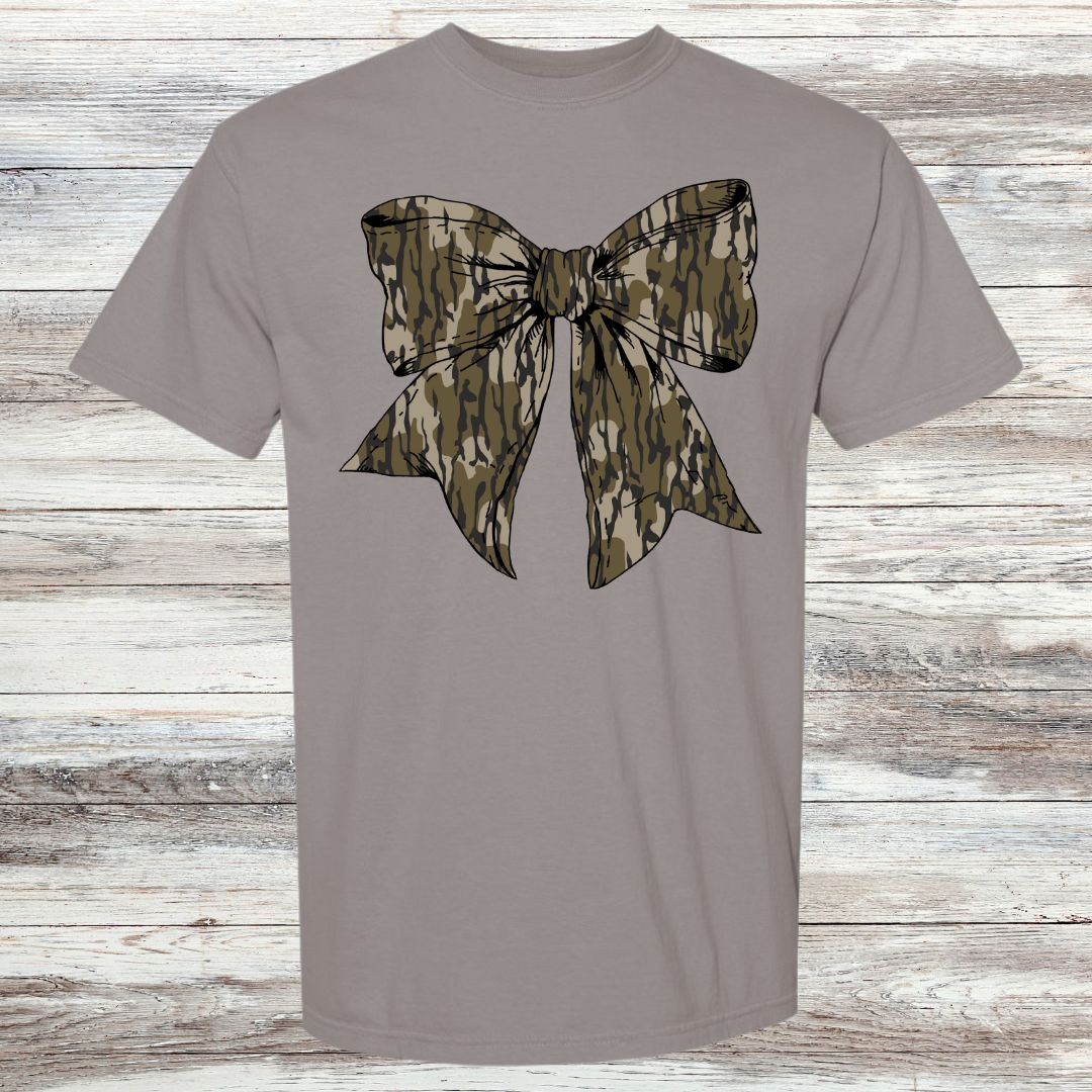 Camo Bow ADULT Tee