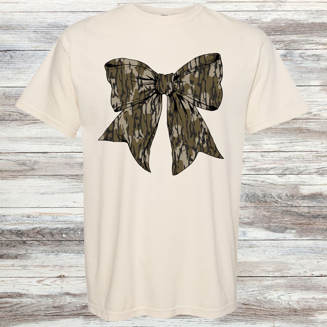 Camo Bow ADULT Tee