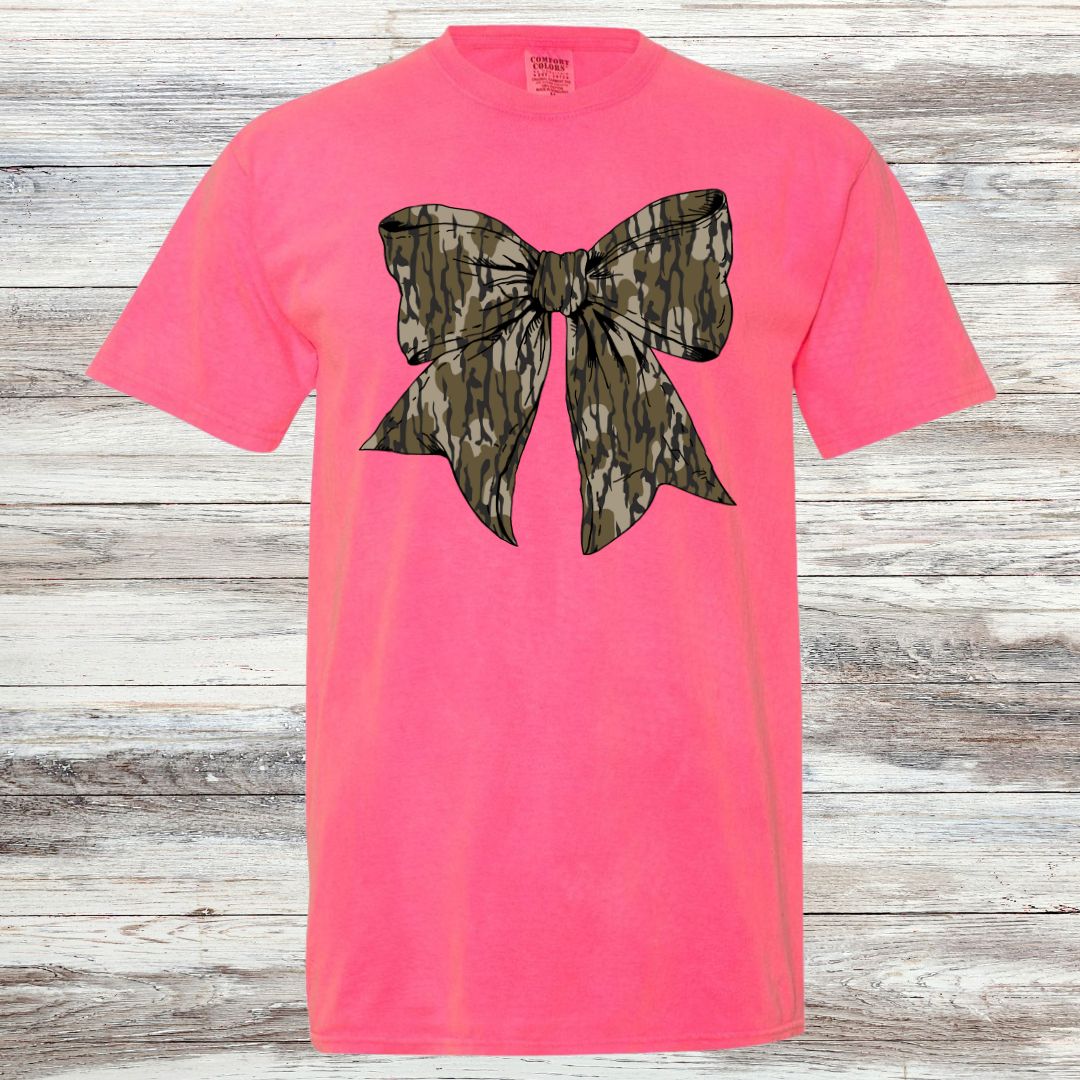 Camo Bow ADULT Tee