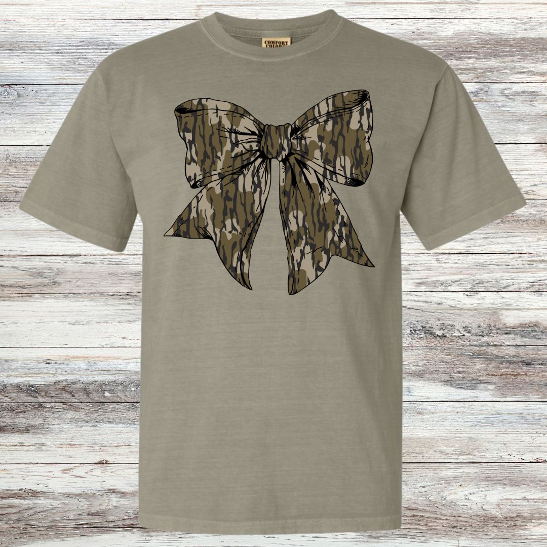 Camo Bow ADULT Tee