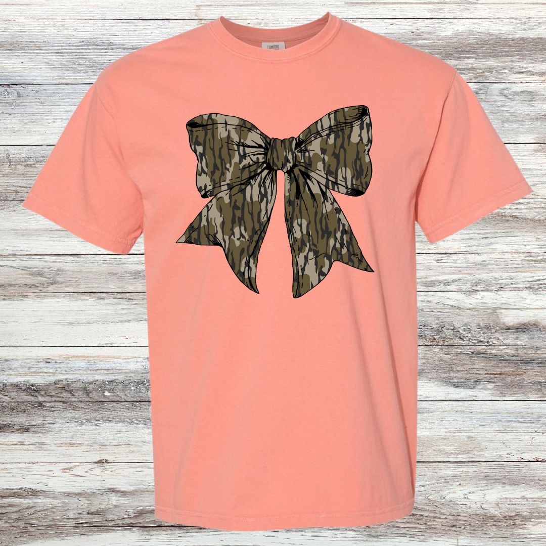 Camo Bow ADULT Tee