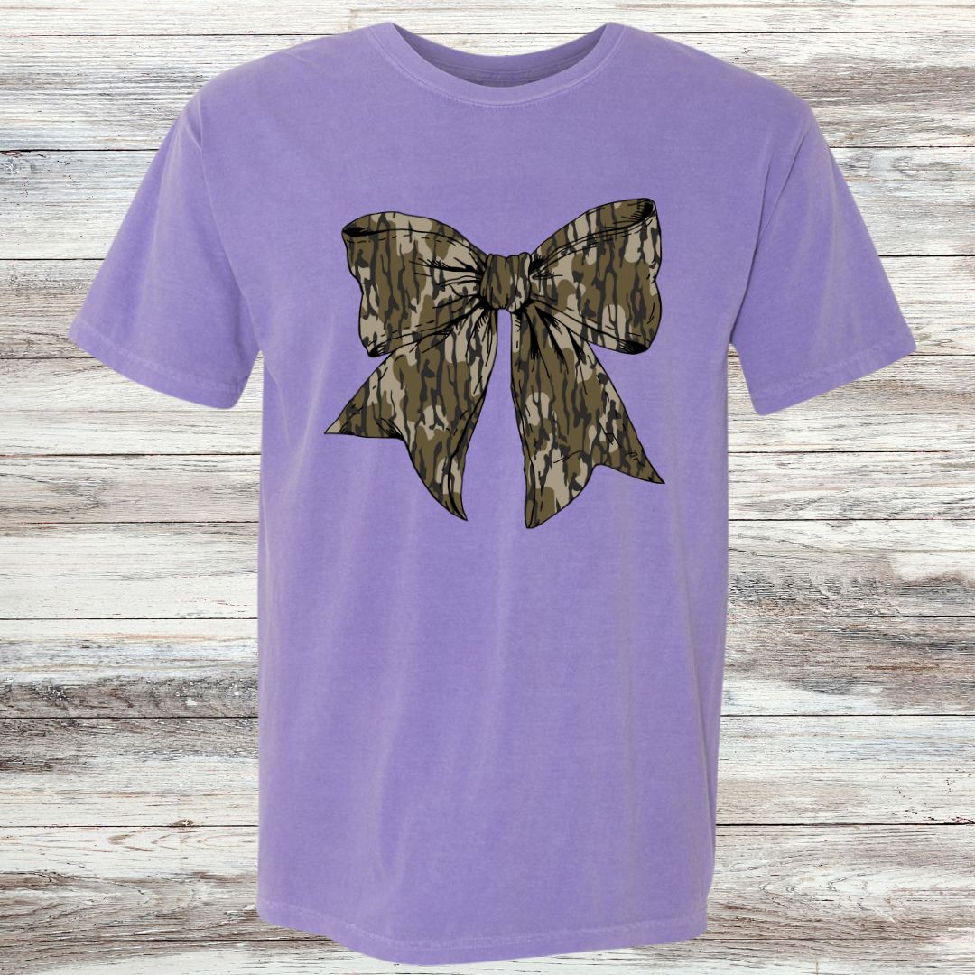 Camo Bow ADULT Tee