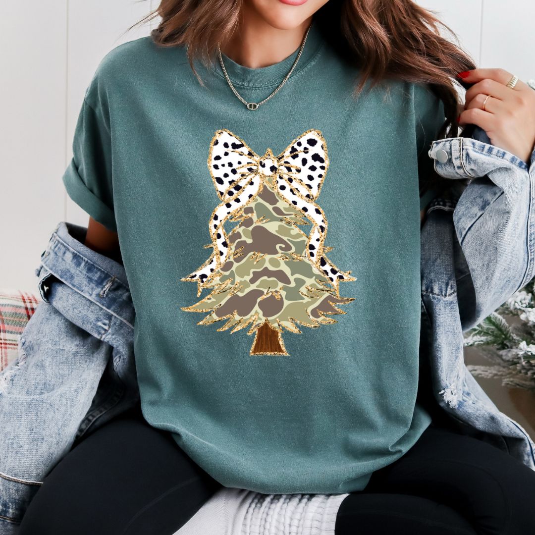 Camo Christmas Tree T-shirt