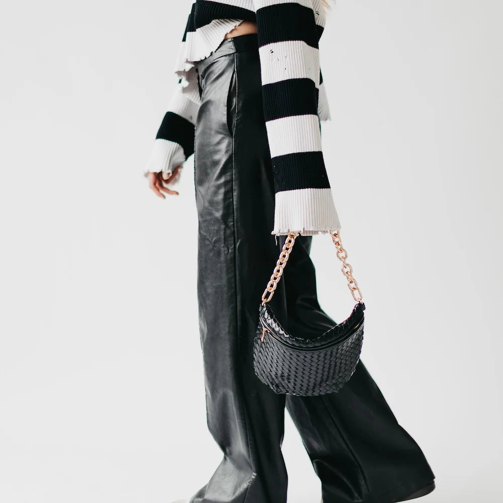 Bold Metal Chain Shoulder Strap