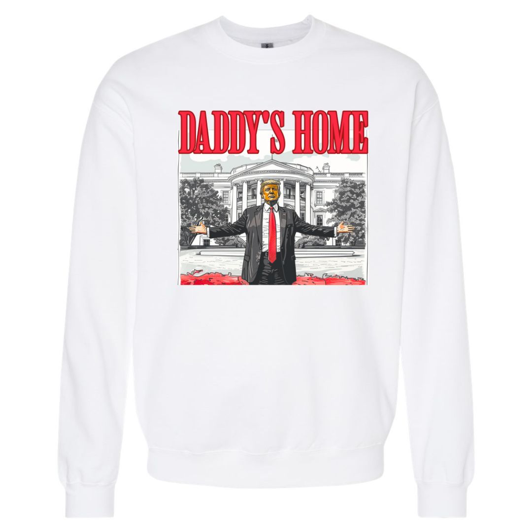 Daddy's Home Sweatshirt (Gildan Soft Style)