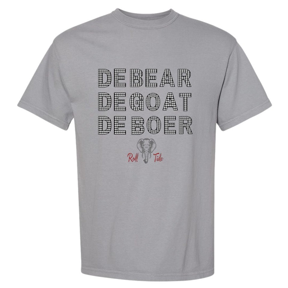 DeBear DeGoat DeBoer T-shirt/Comfort Colors