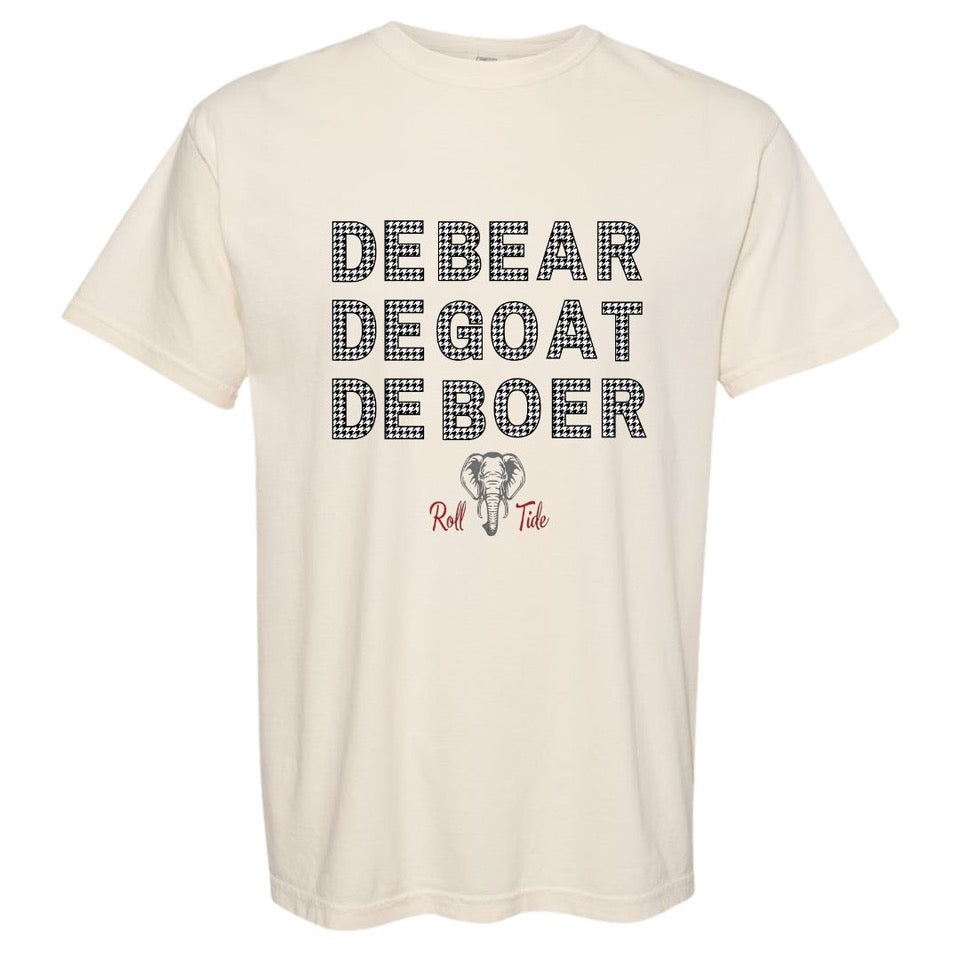 DeBear DeGoat DeBoer T-shirt/Comfort Colors