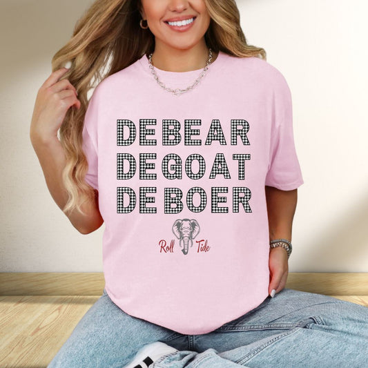 DeBear DeGoat DeBoer T-shirt/Comfort Colors