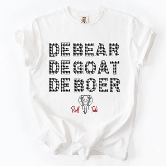 DeBear DeGoat DeBoer T-shirt/Comfort Colors