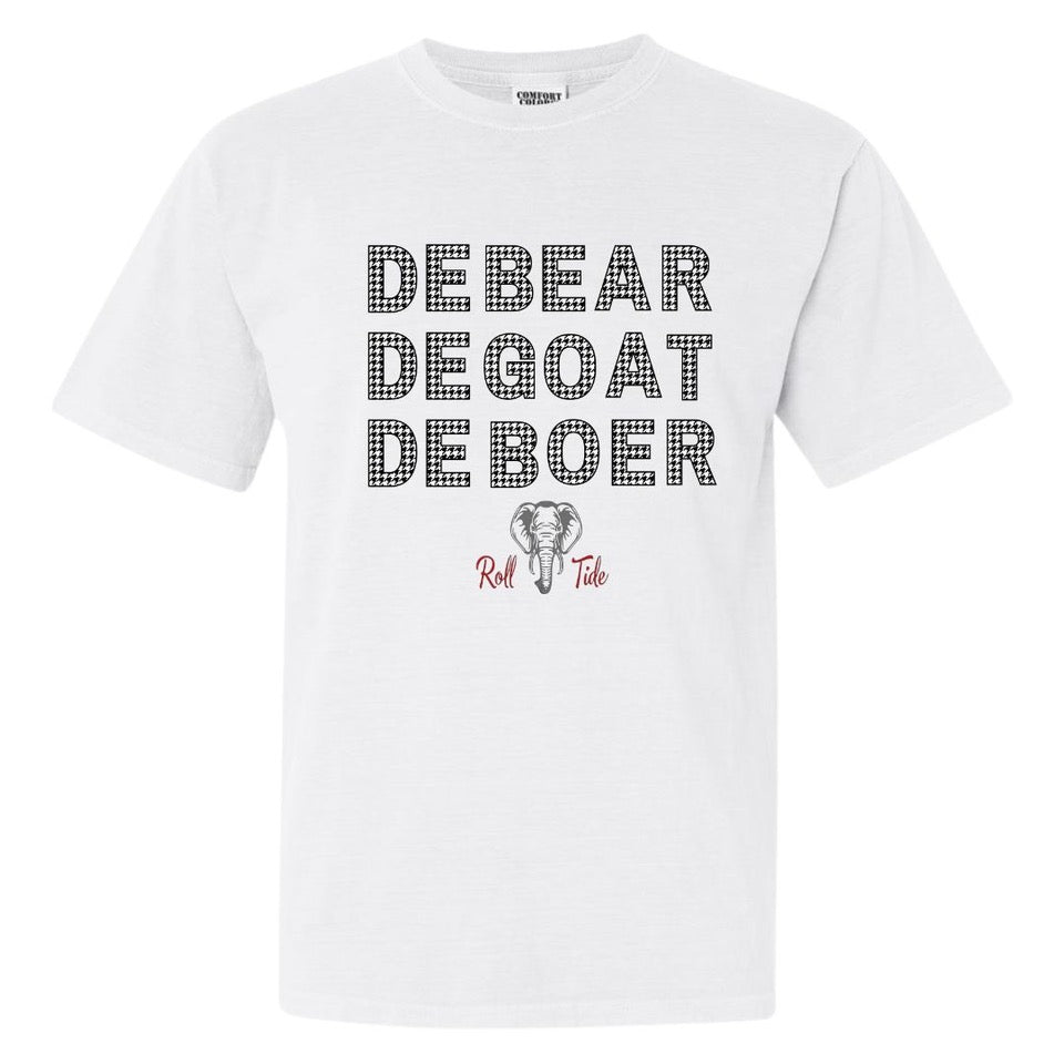 DeBear DeGoat DeBoer T-shirt/Comfort Colors