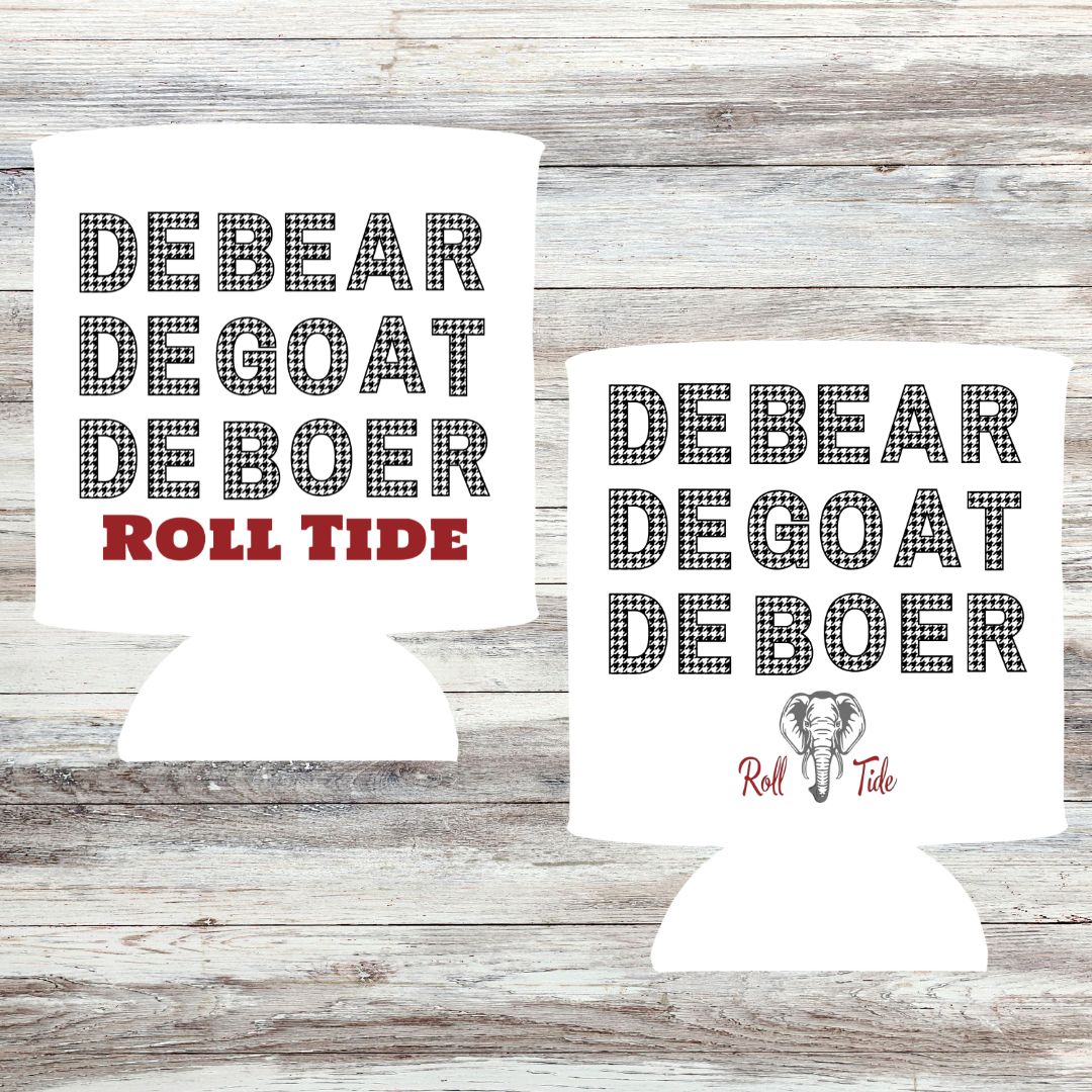 DeBear DeGoat DeBoer Koozie