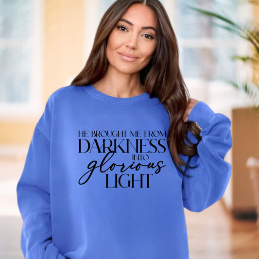 Glorious Light Comfort Colors Sweatshirt