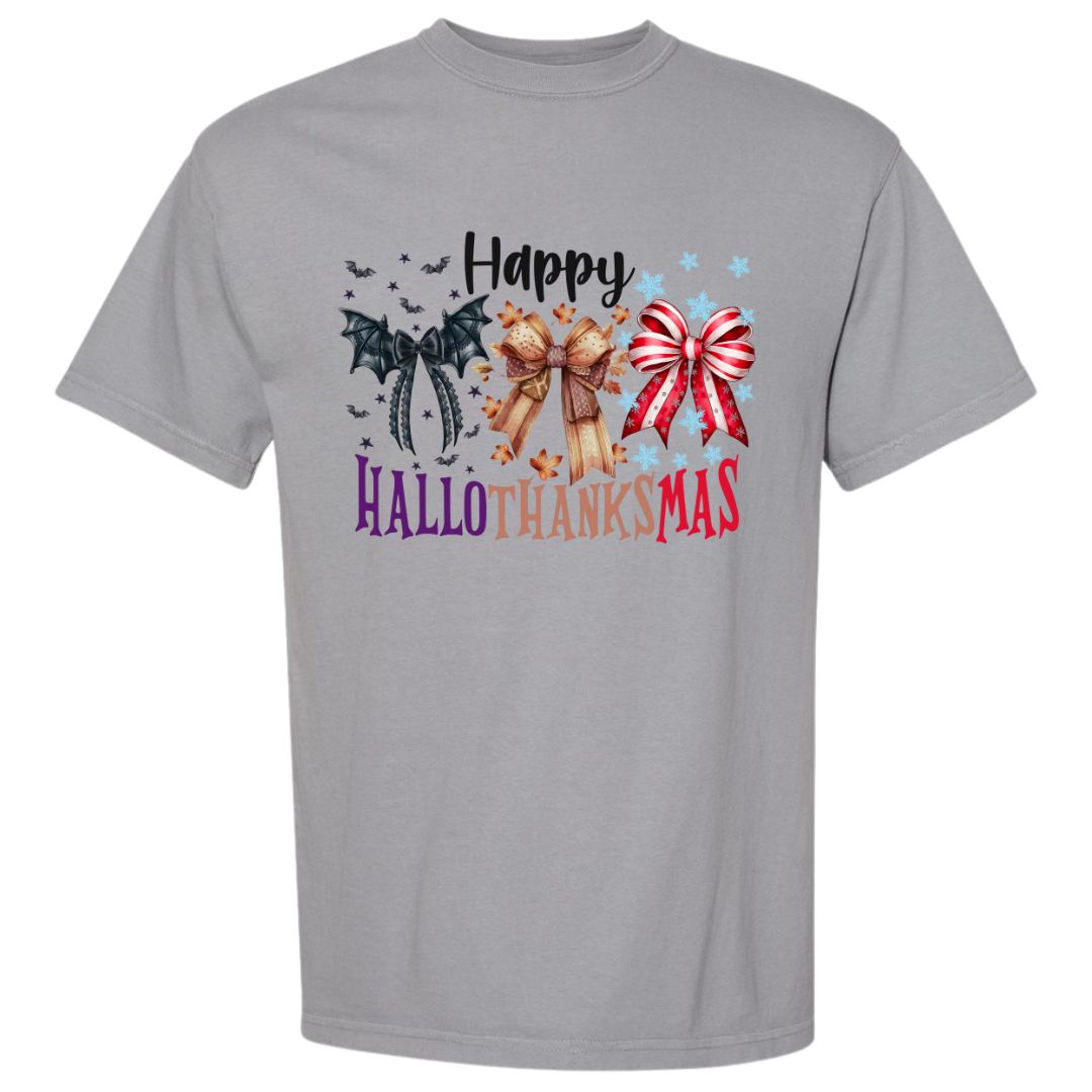 Happy HalloThankMas T-shirt