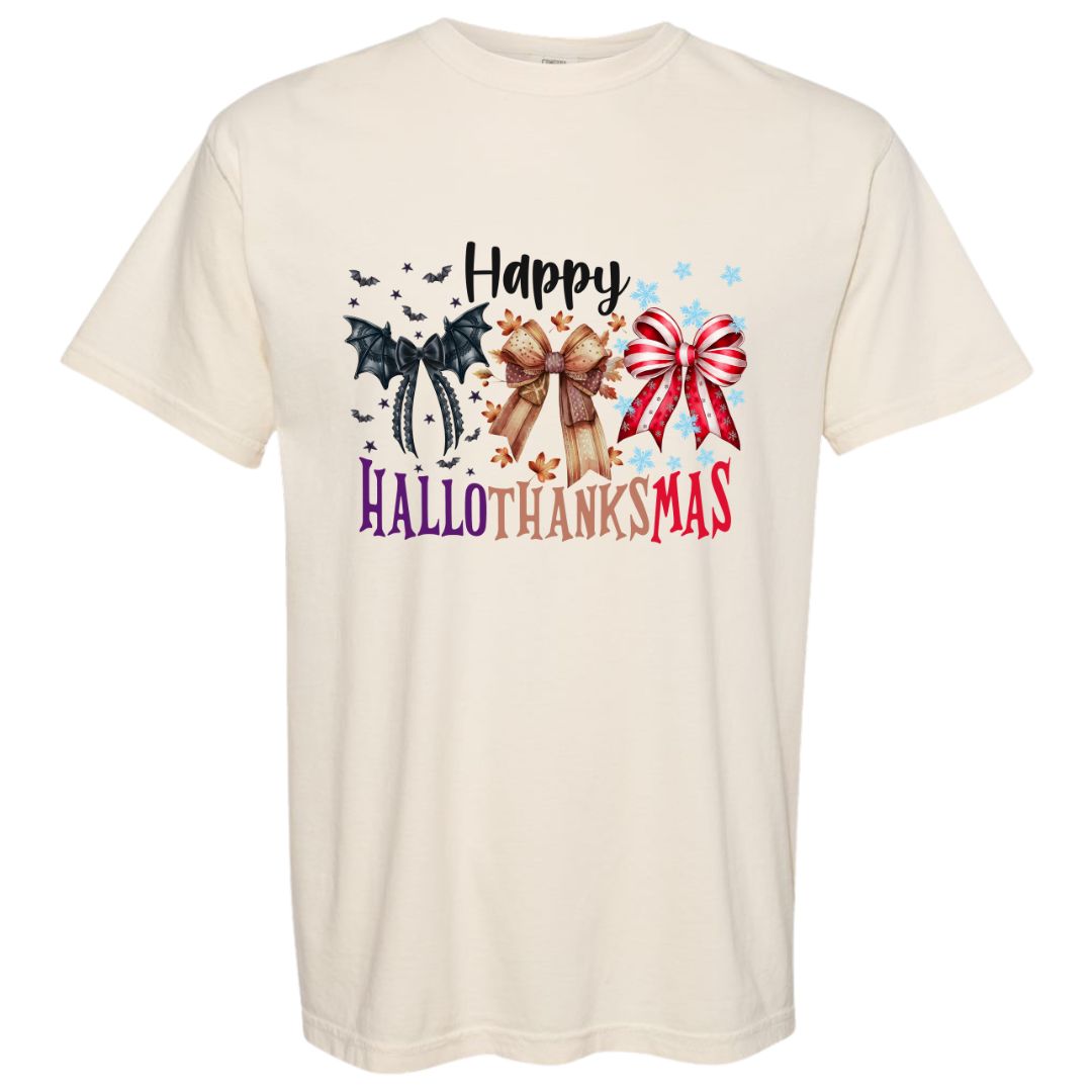 Happy HalloThankMas T-shirt