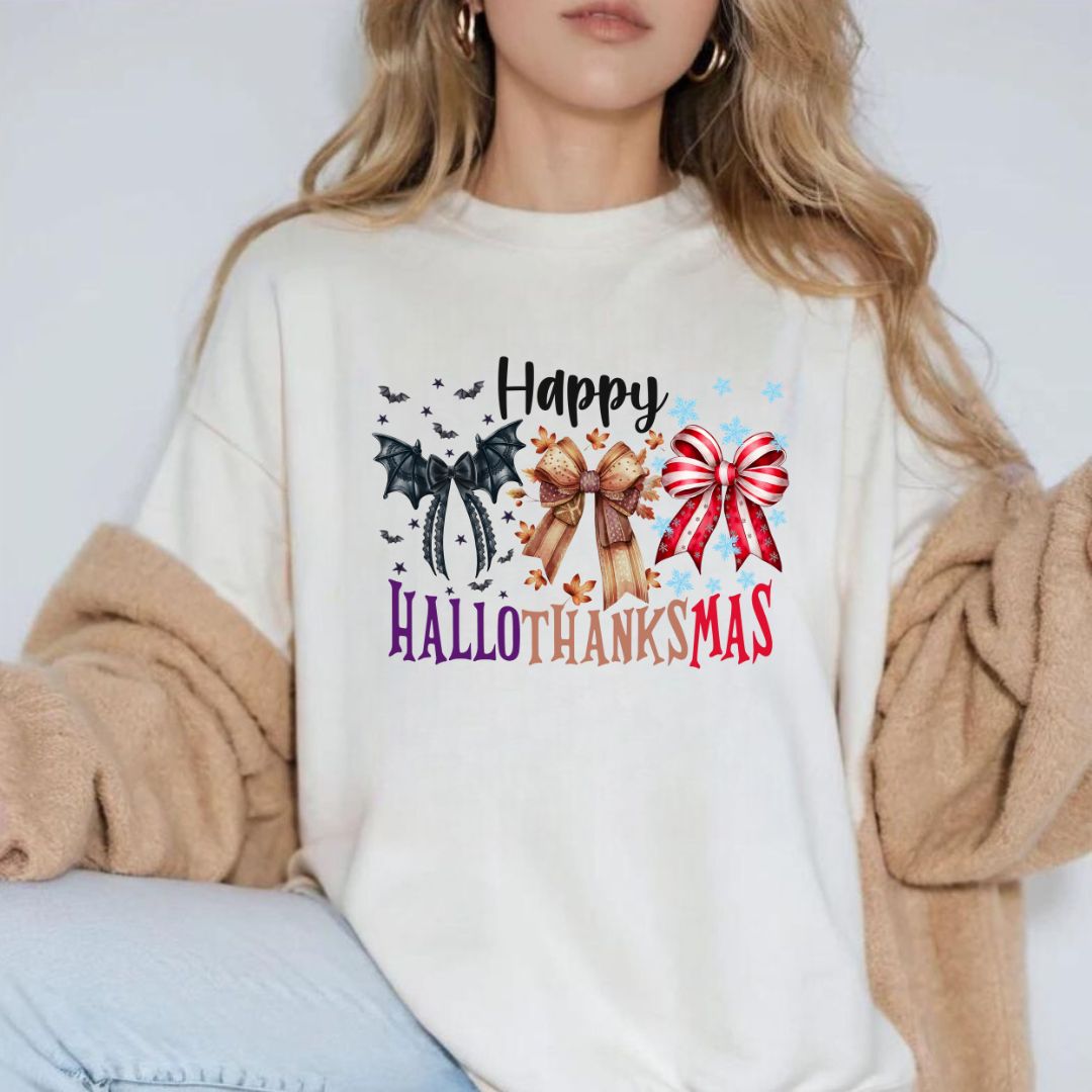 Happy HalloThankMas T-shirt