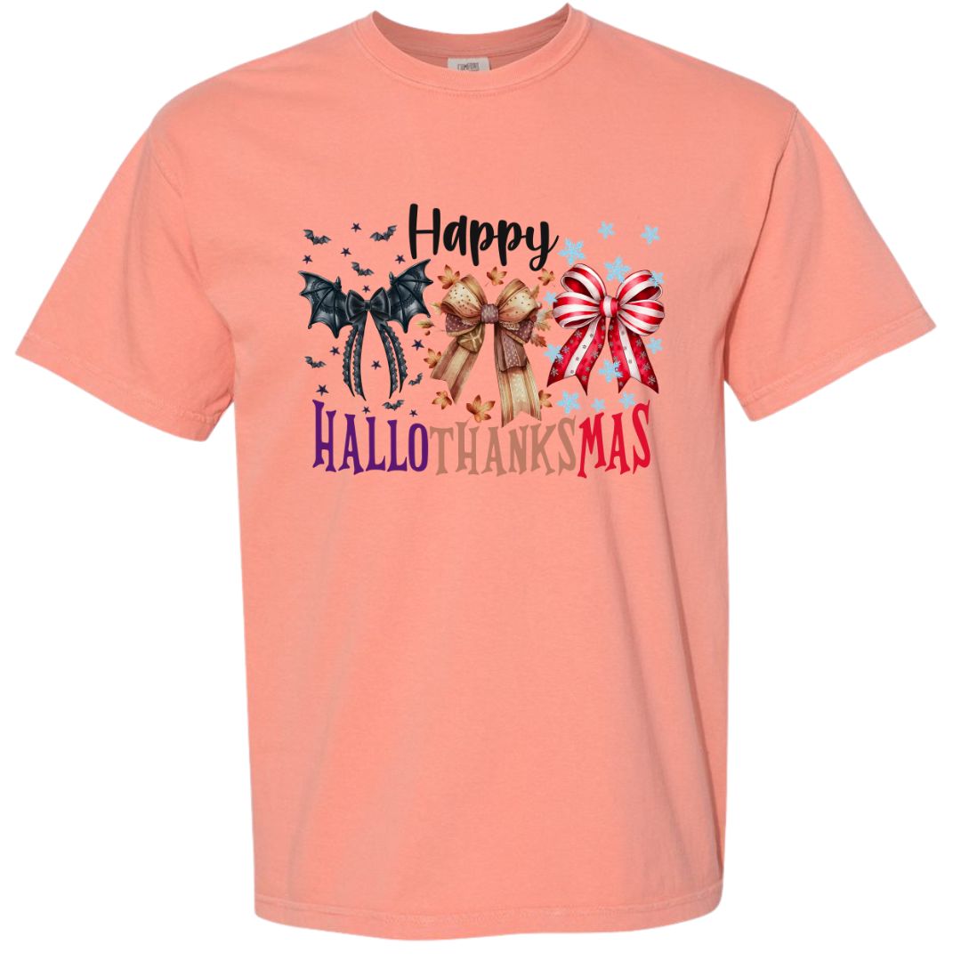 Happy HalloThankMas T-shirt