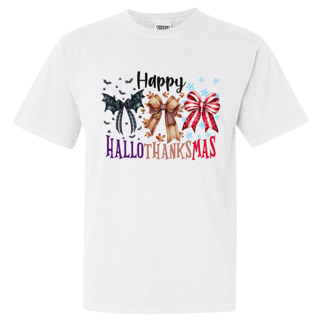 Happy HalloThankMas T-shirt