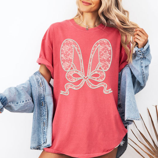 Lace Bunny Ears T-shirt