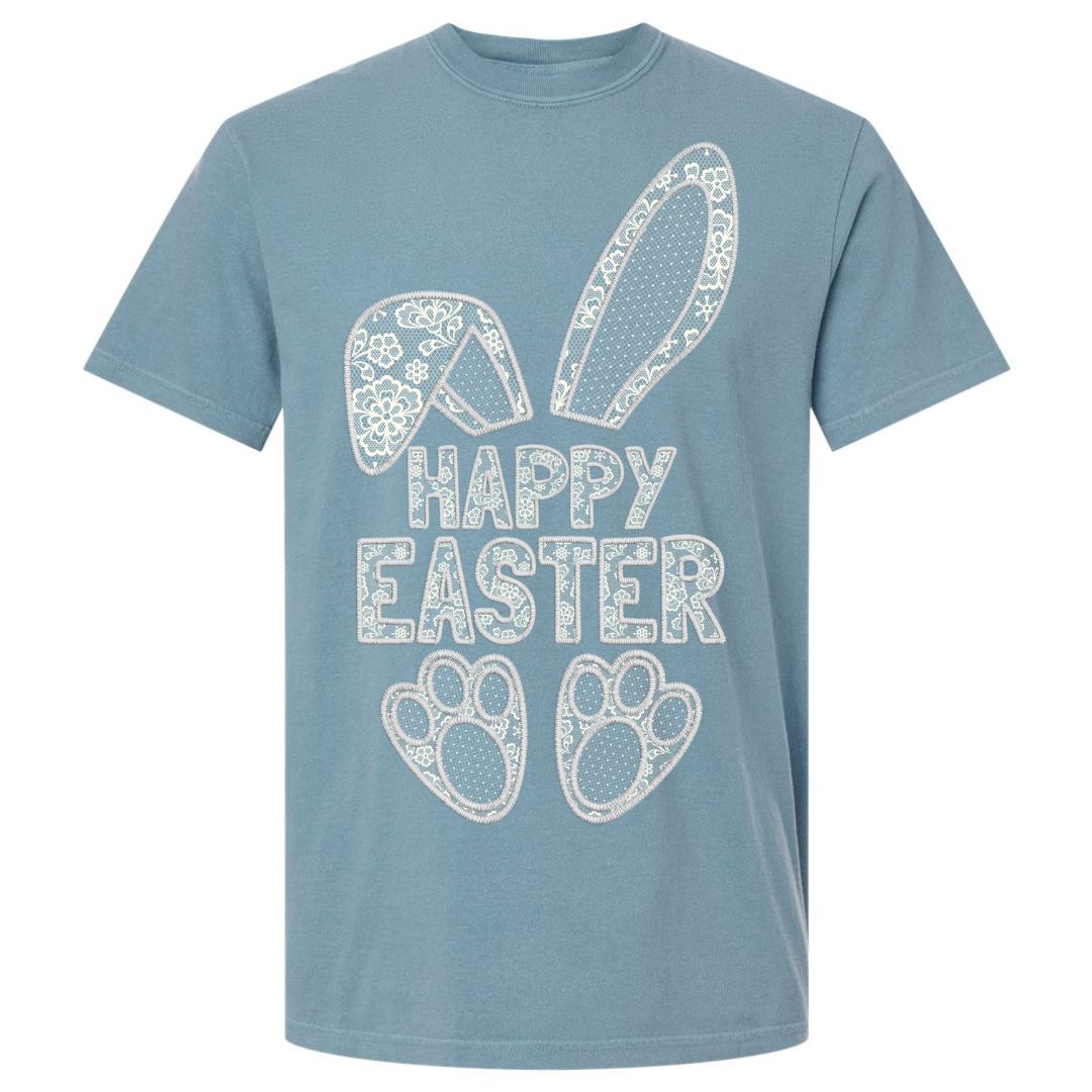 Lace Happy Easter T-shirt