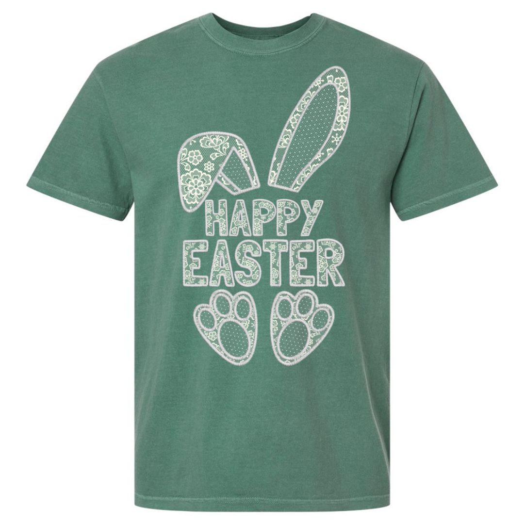 Lace Happy Easter T-shirt