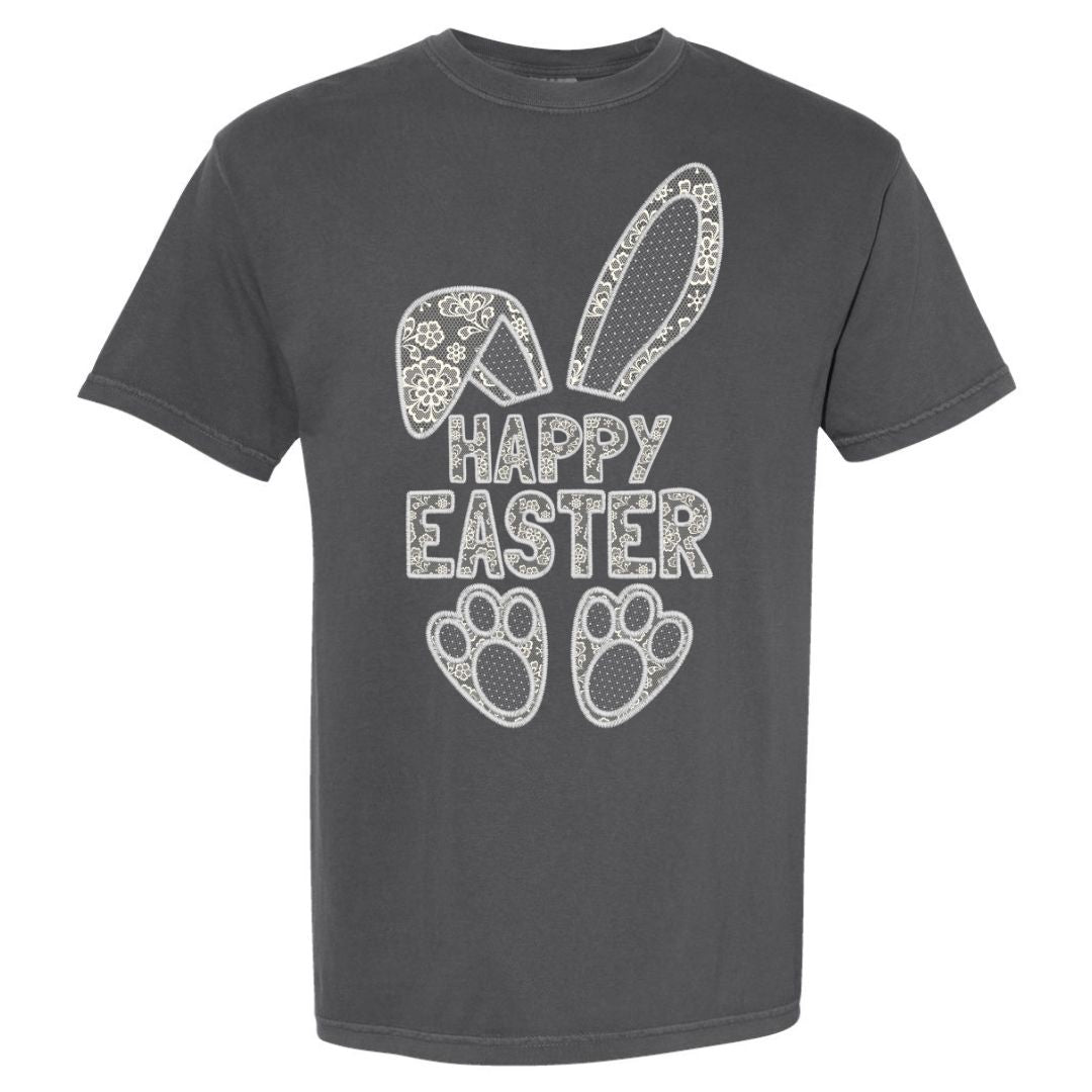 Lace Happy Easter T-shirt