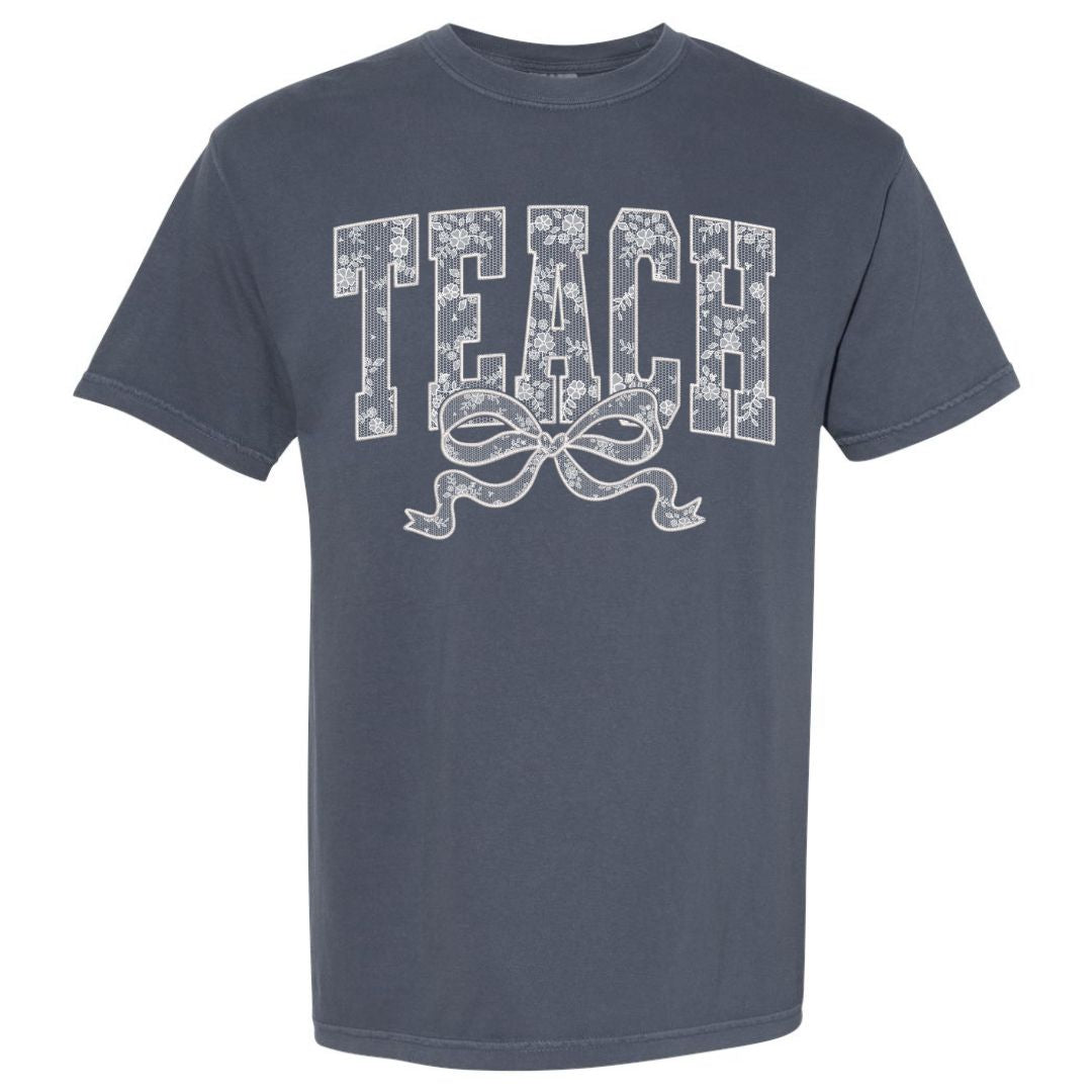 Lace Graphic TEACH T-shirt