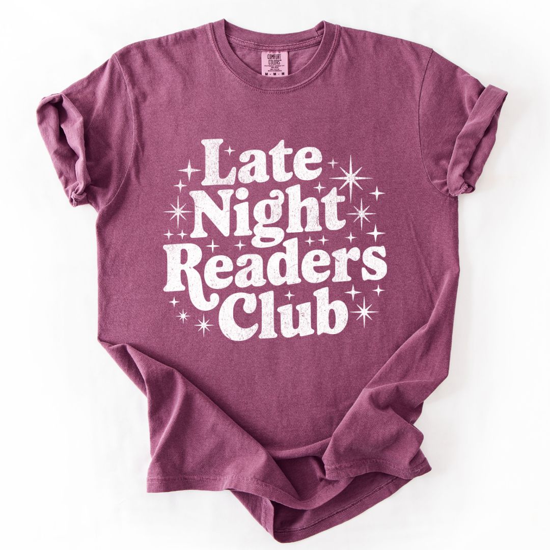 Late Night Readers Club T-shirt