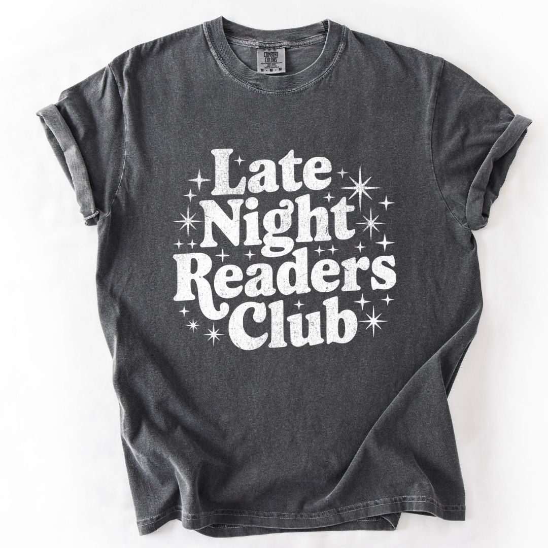 Late Night Readers Club T-shirt