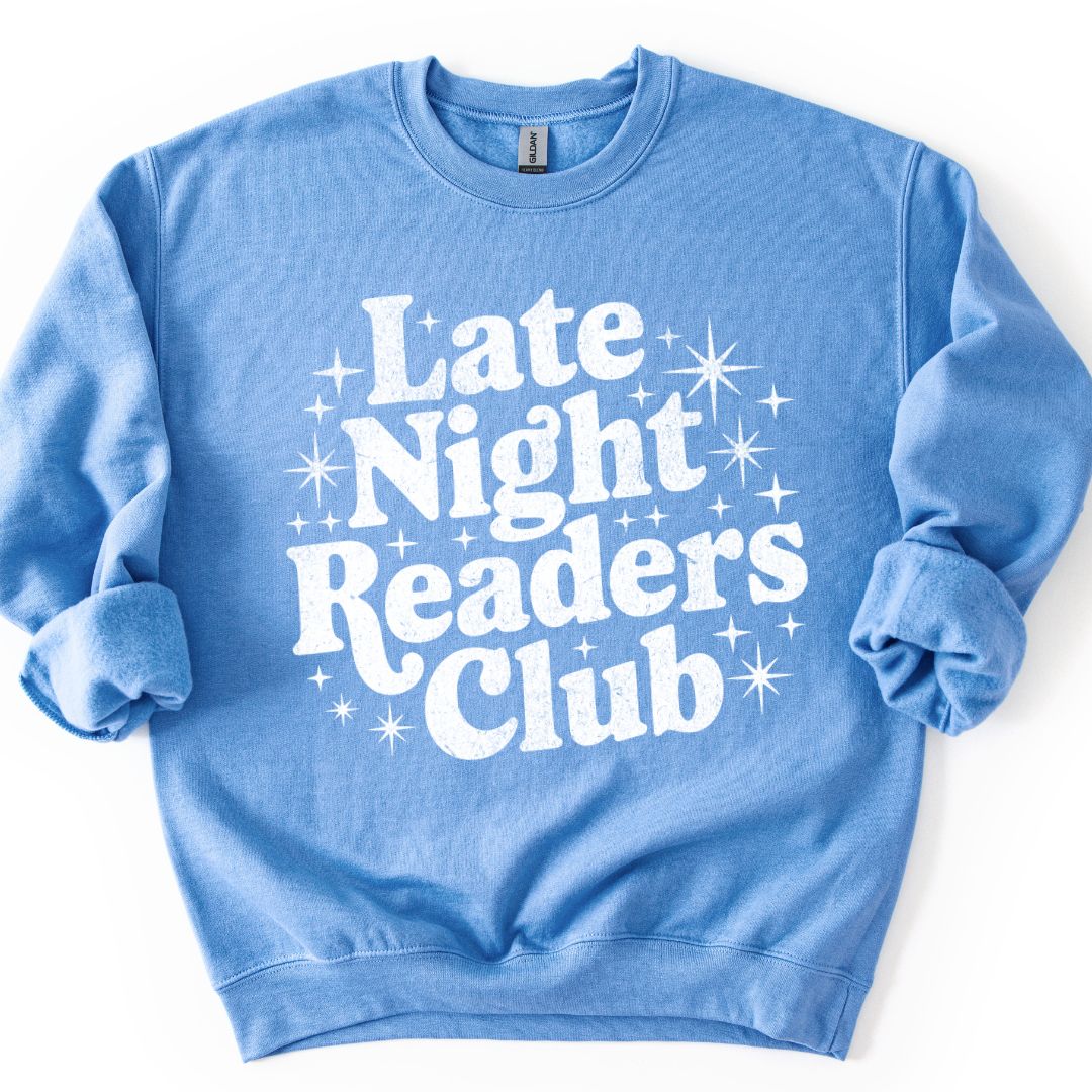 Late Night Readers Club Crewneck Sweatshirt
