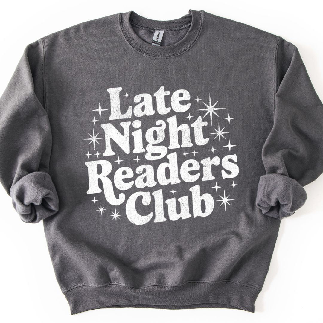 Late Night Readers Club Crewneck Sweatshirt