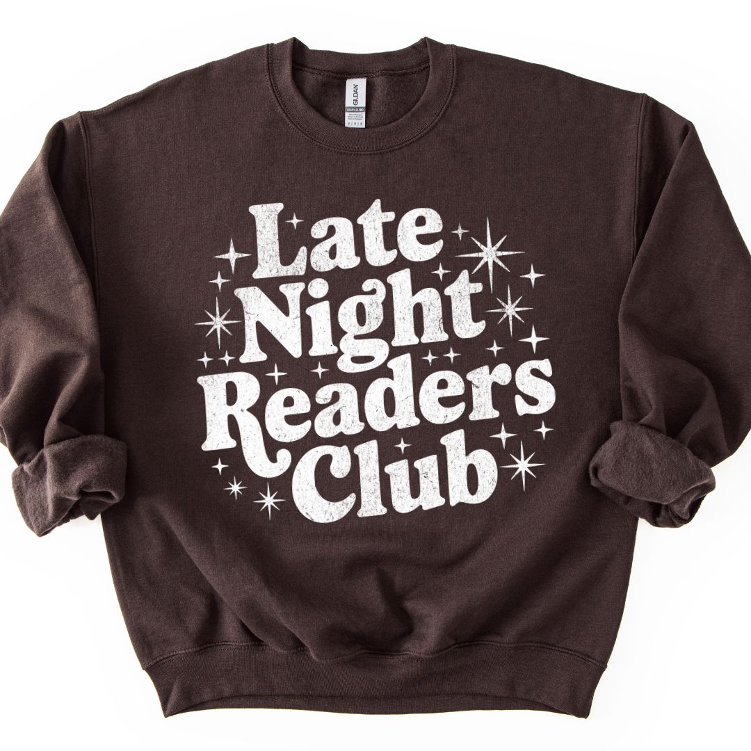 Late Night Readers Club Crewneck Sweatshirt