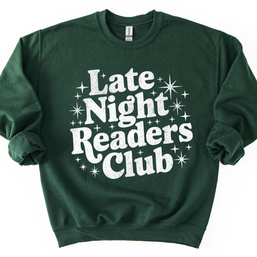 Late Night Readers Club Crewneck Sweatshirt