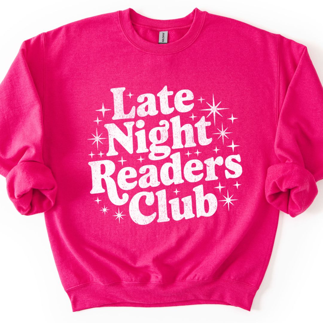Late Night Readers Club Crewneck Sweatshirt