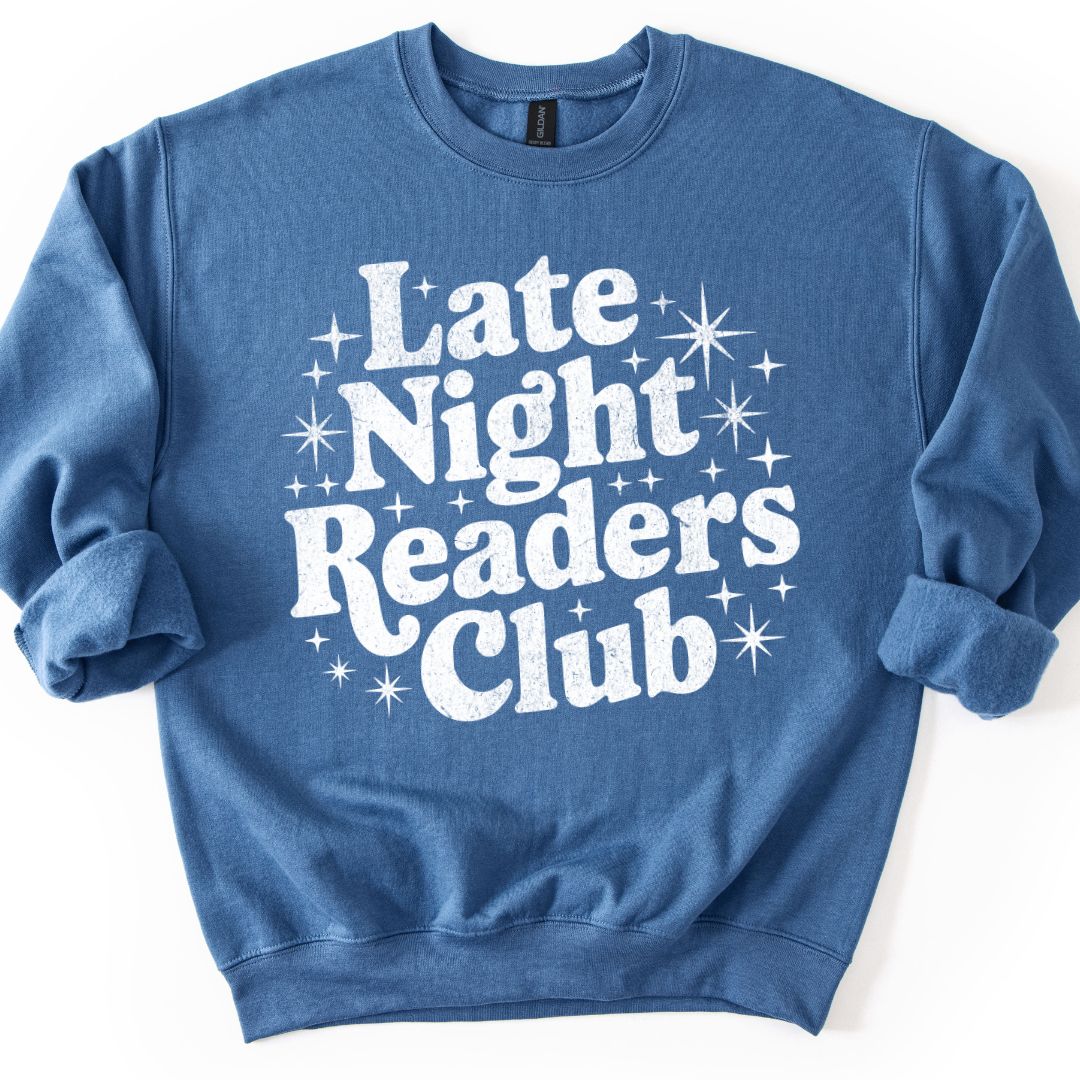 Late Night Readers Club Crewneck Sweatshirt