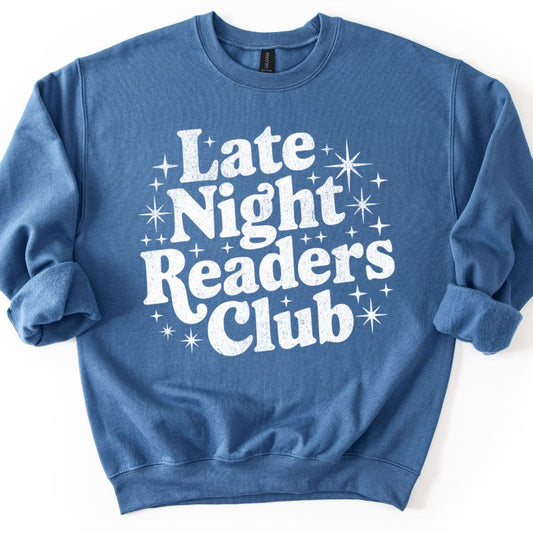 Late Night Readers Club Crewneck Sweatshirt