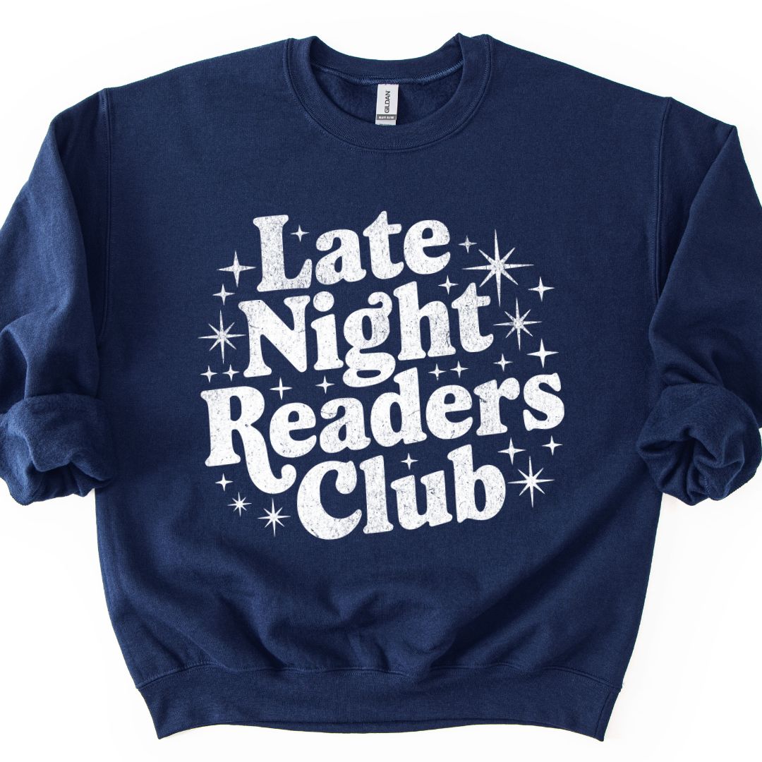 Late Night Readers Club Crewneck Sweatshirt