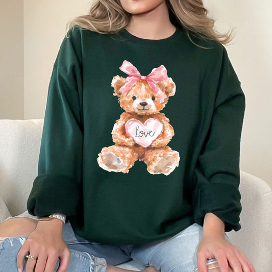 Watercolor Bear Sweatshirt