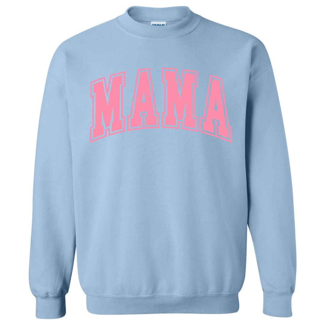 MAMA Bubblegum Collegiate Lettered Sweatshirt