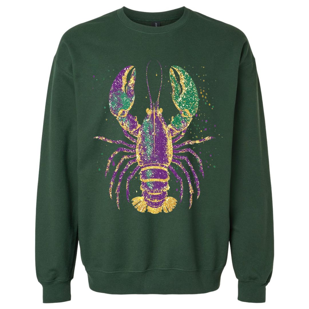 Mardi Gras Crawfish Sweatshirt