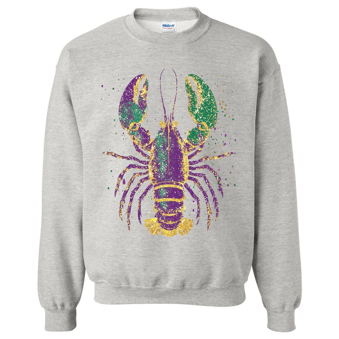 Mardi Gras Crawfish Sweatshirt