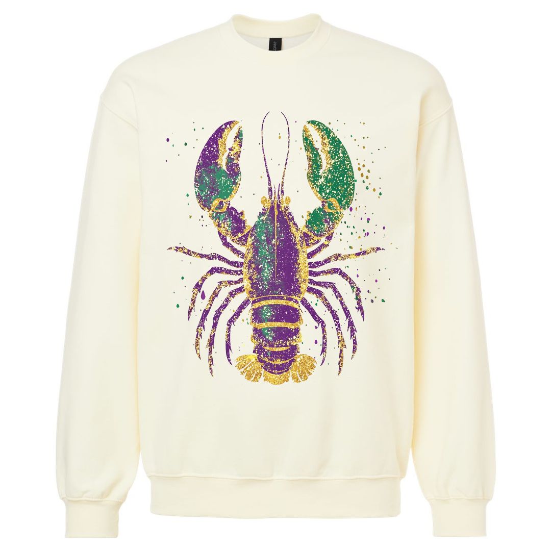Mardi Gras Crawfish Sweatshirt