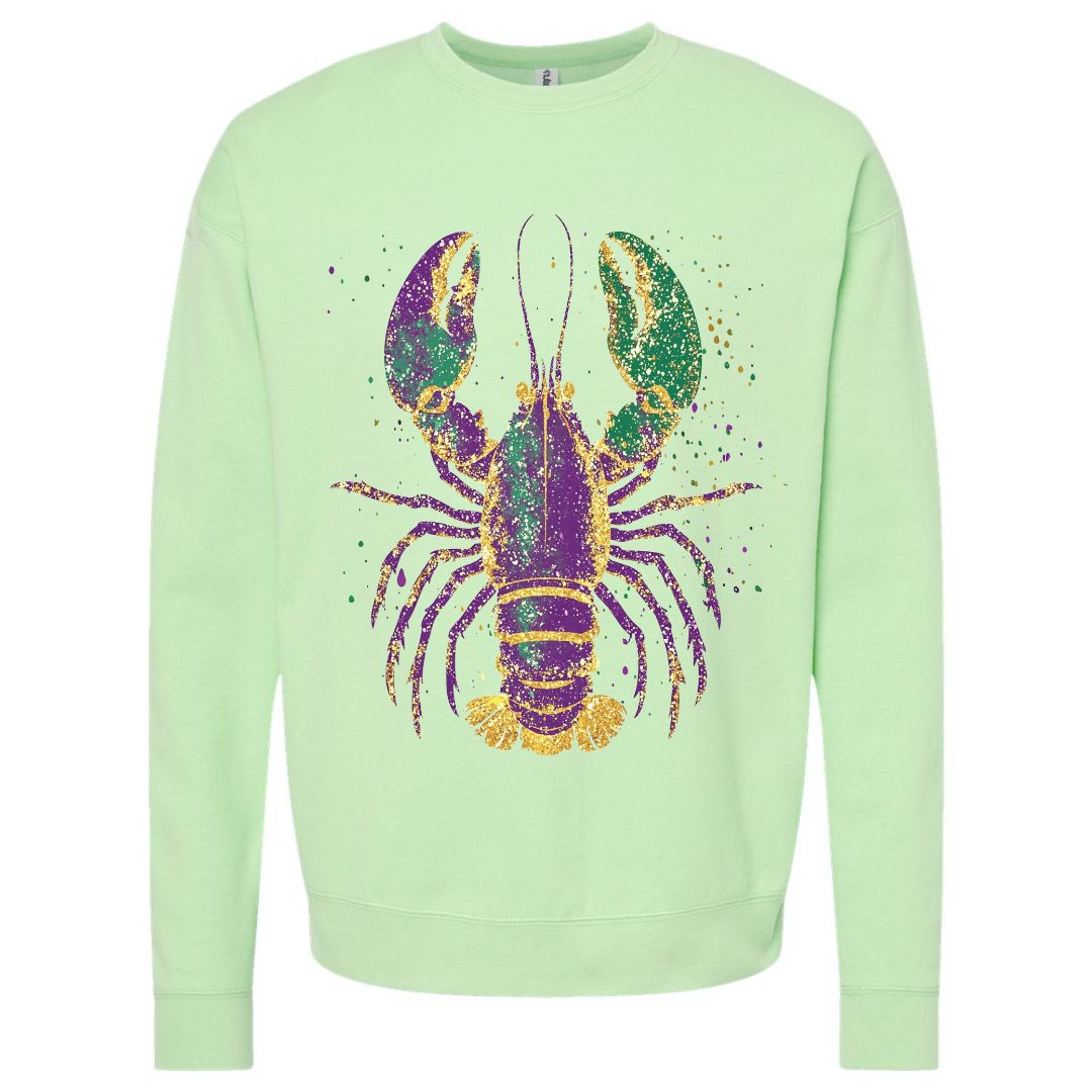 Mardi Gras Crawfish Sweatshirt