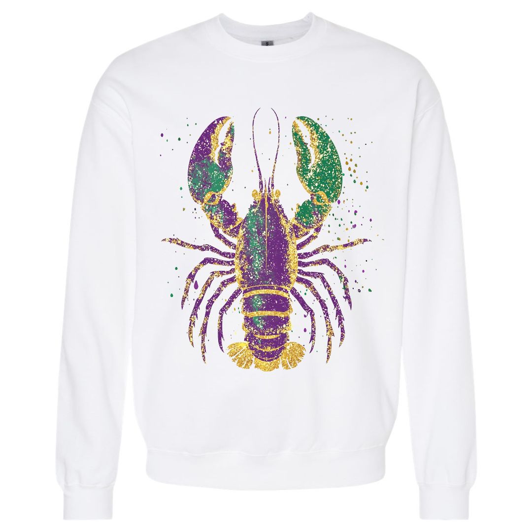 Mardi Gras Crawfish Sweatshirt