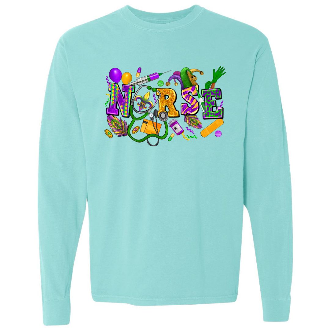 Mardi Gras Nurse T-shirt