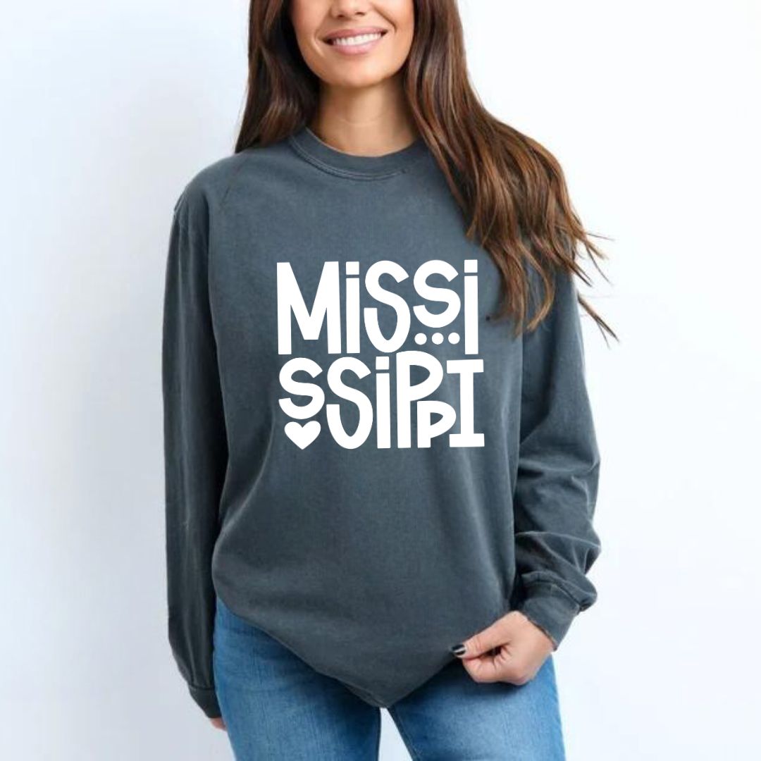 Mississippi Comfort Colors Long Sleeve T-shirt