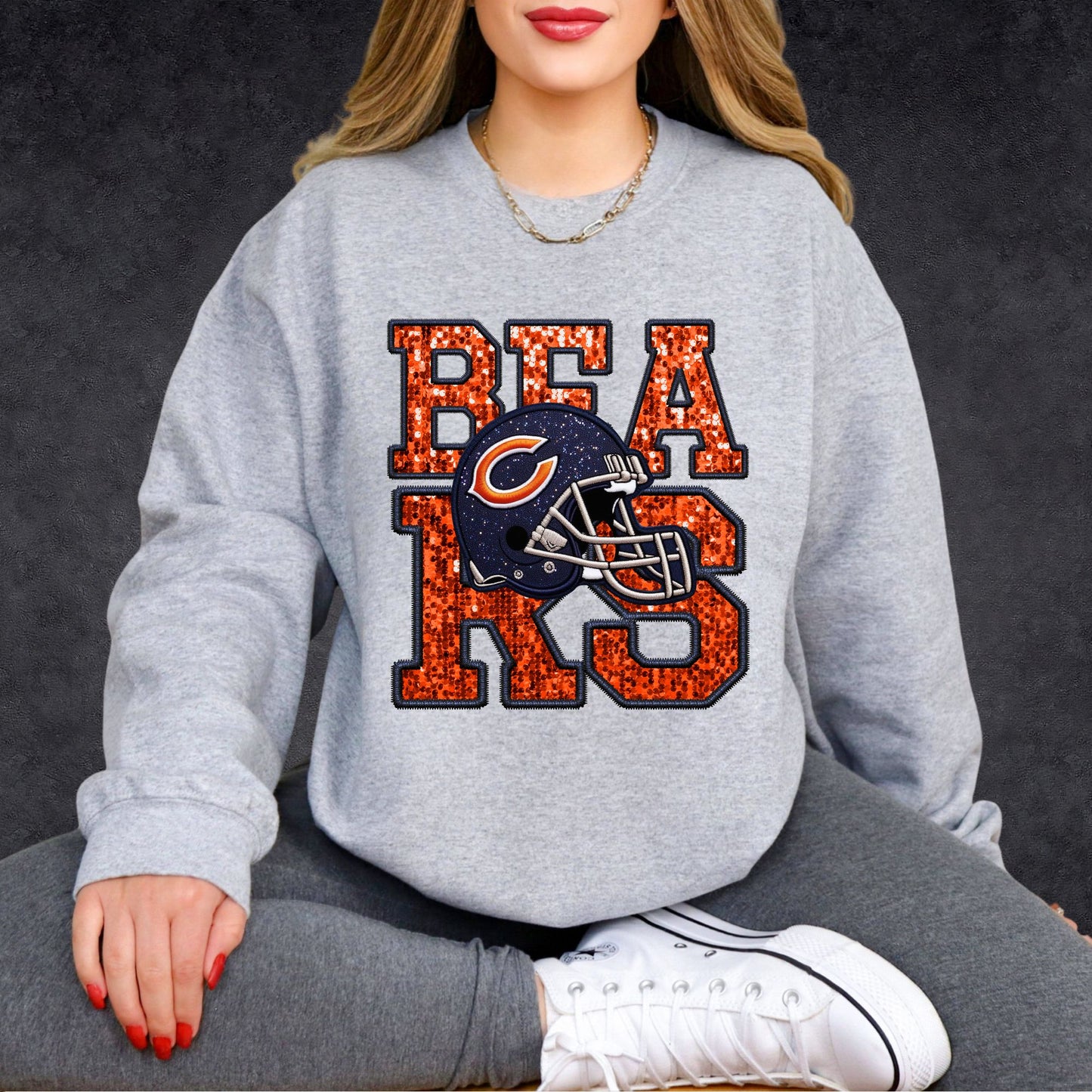 NFL Faux Sequins Sweatshirt