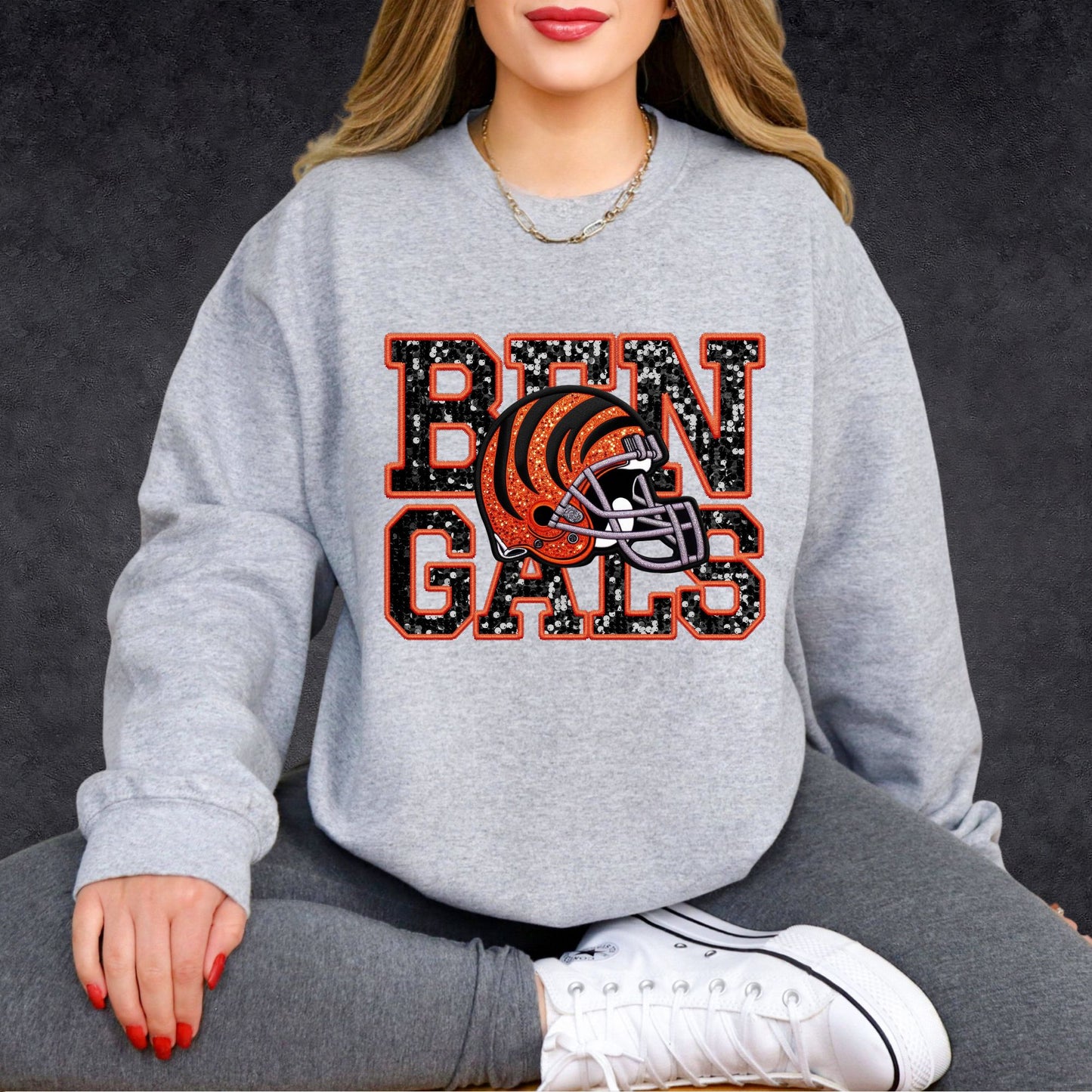 NFL Faux Sequins Sweatshirt